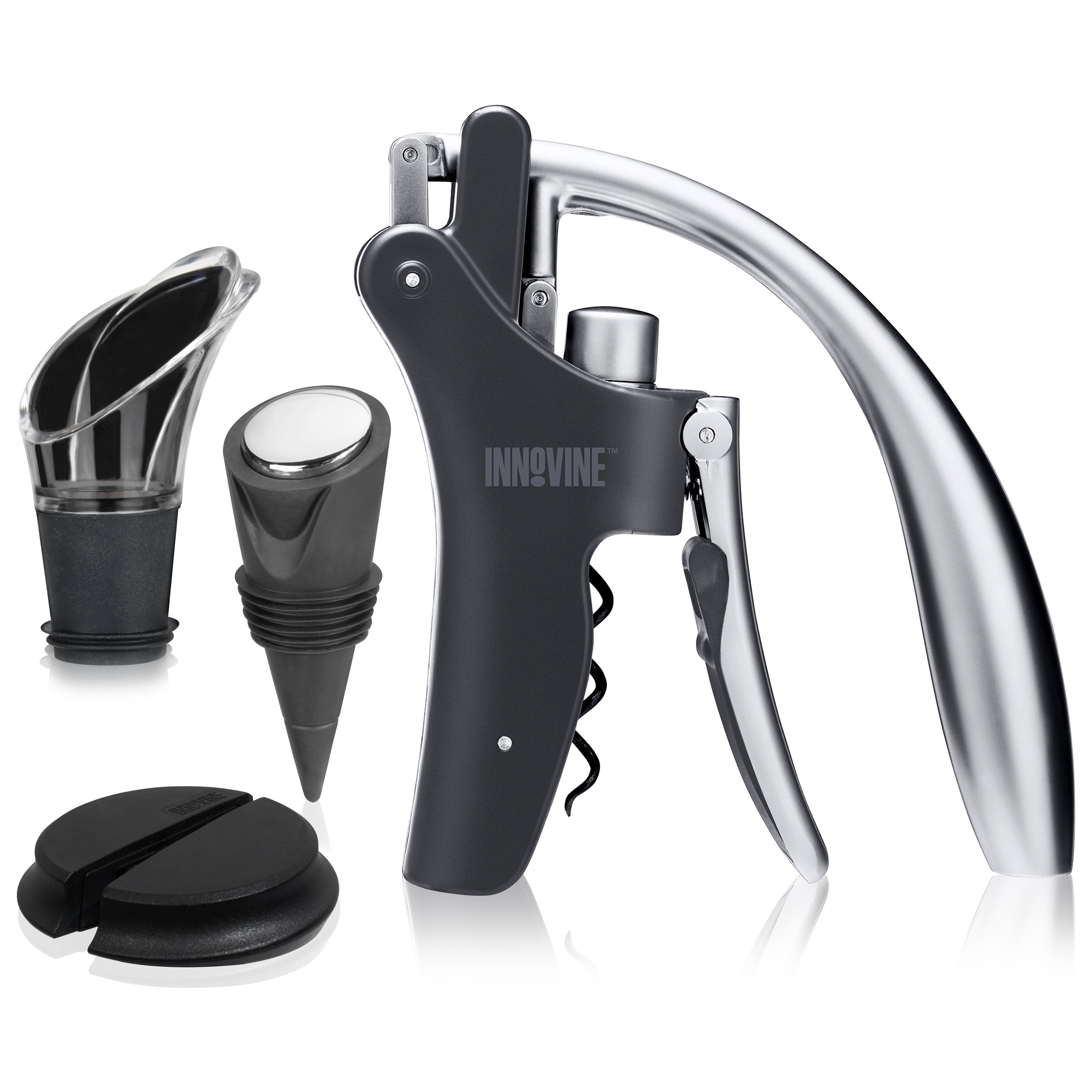 Lever Corkscrew 4-Piece Gift Set