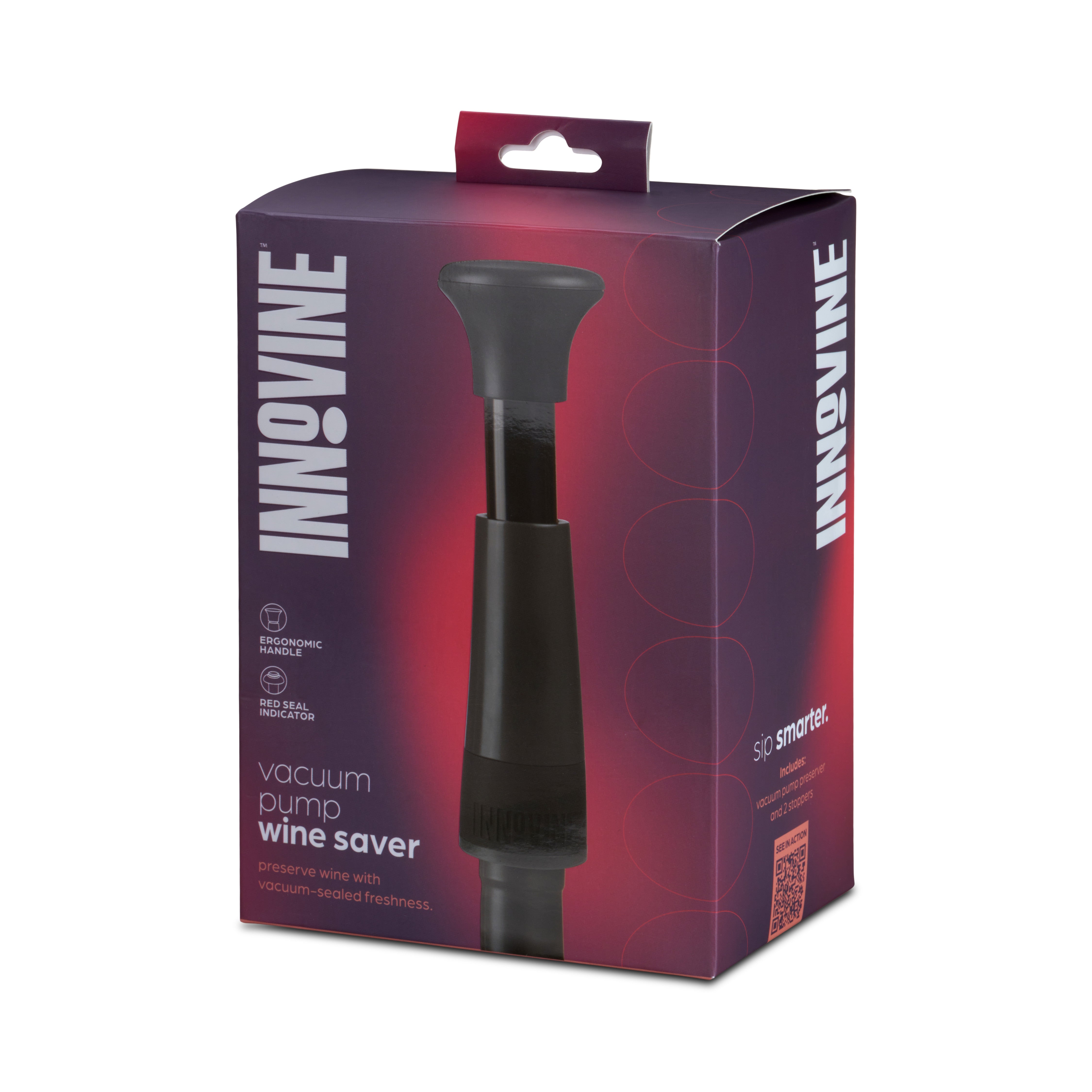 Vacuum Pump Wine Saver in Graphite