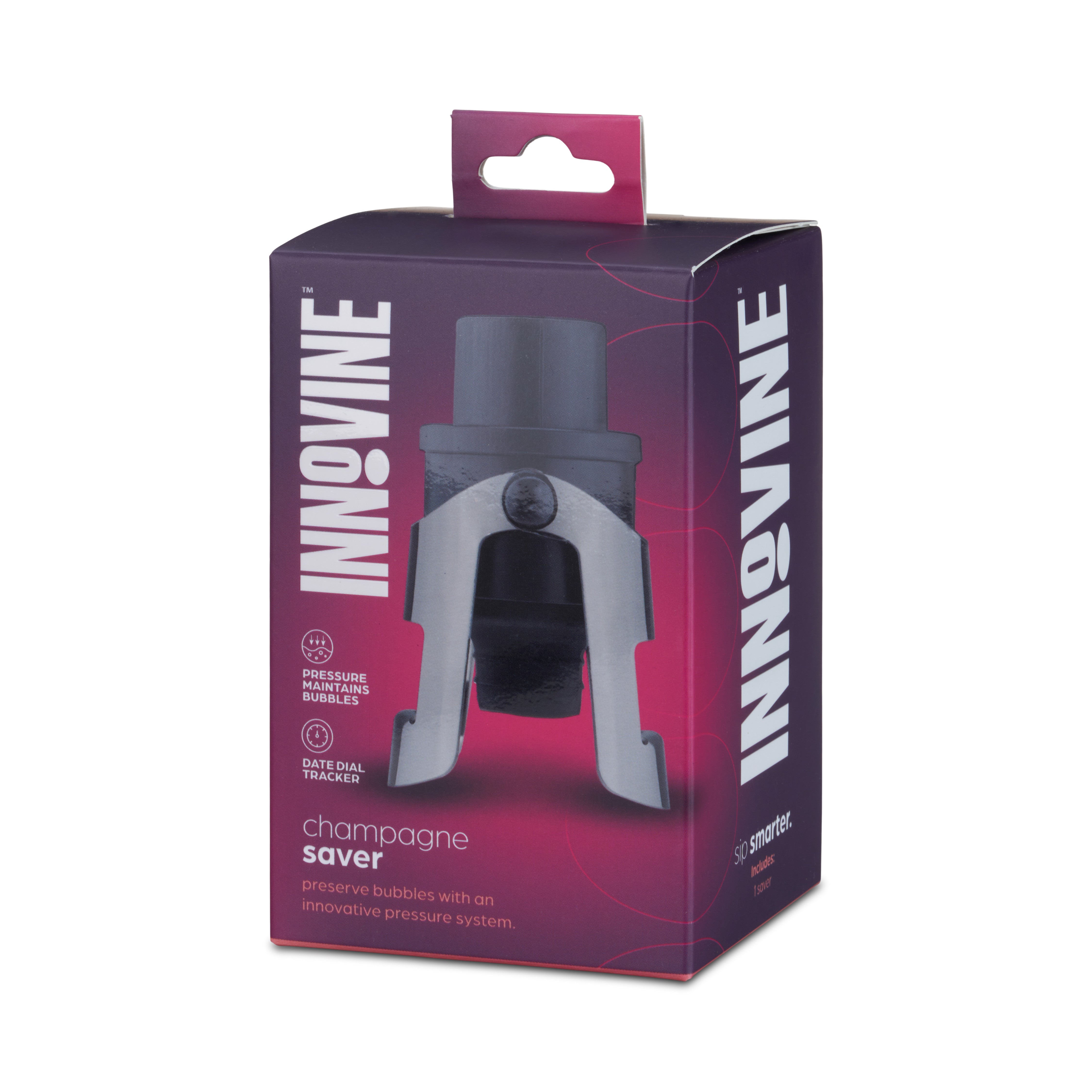 Champagne Saver in Graphite