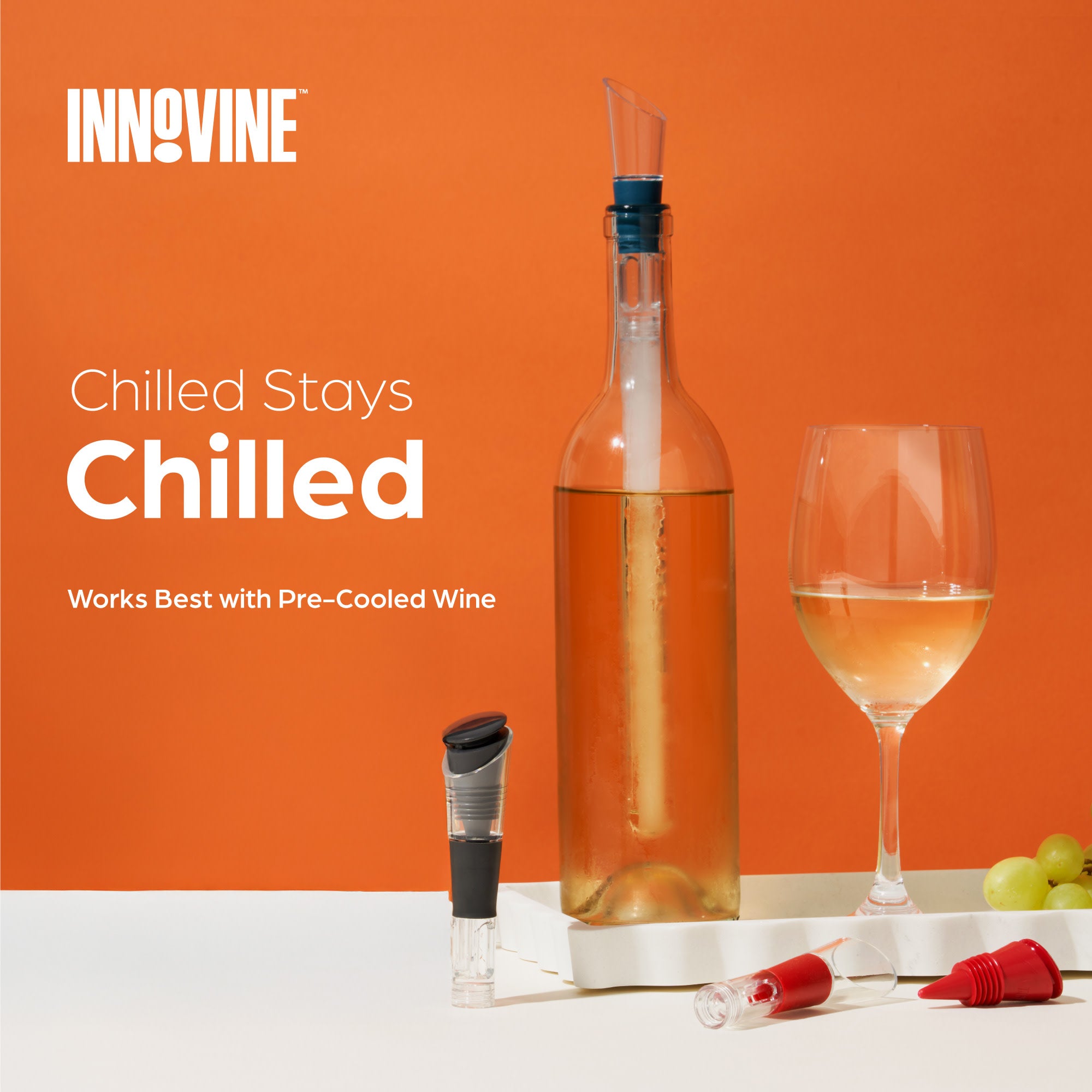 Wine Cooling Wand in Raspberry
